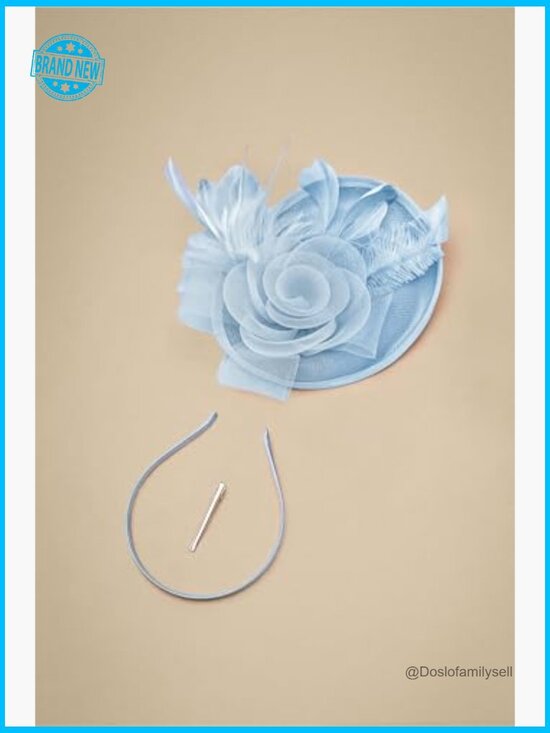 Fascinator Derby Pillbox Hat Mesh Feathers Headband Hair Clip main image 5